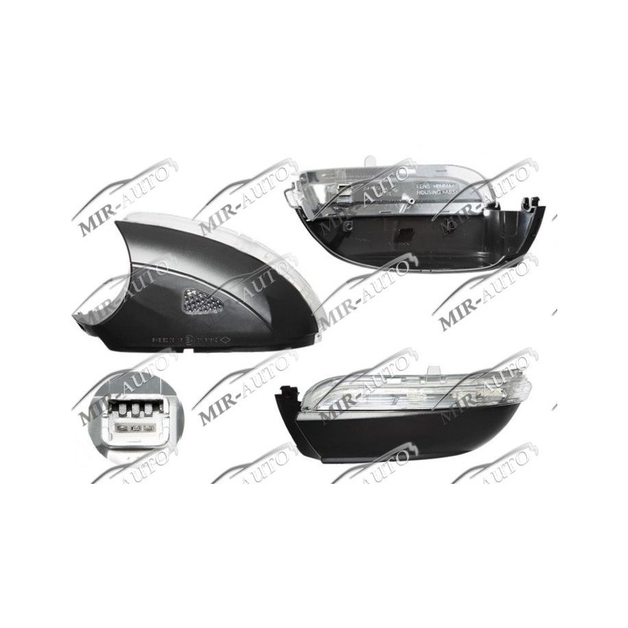 Боковой указатель поворота в зеркале