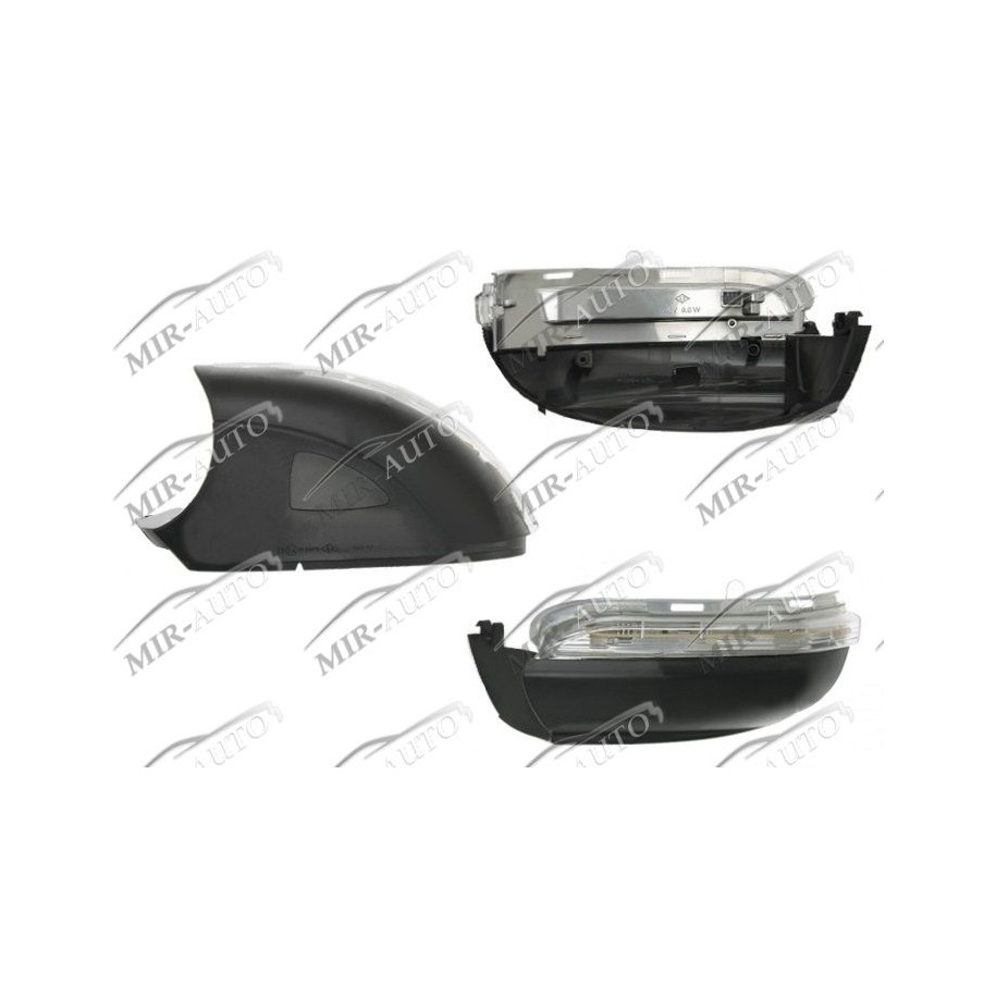 Side indicator in mirror