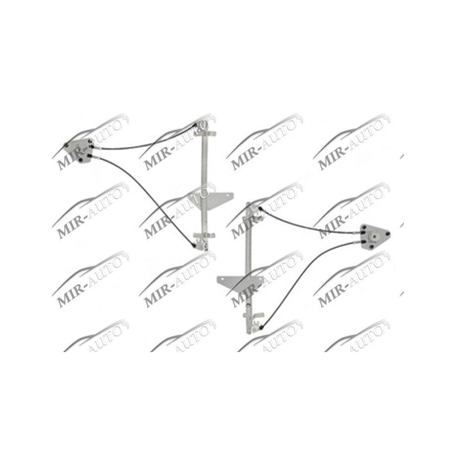 Power window regulator w/o motor