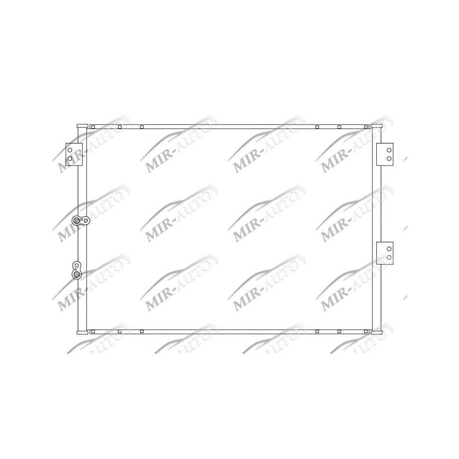AC condenser without receiver drier