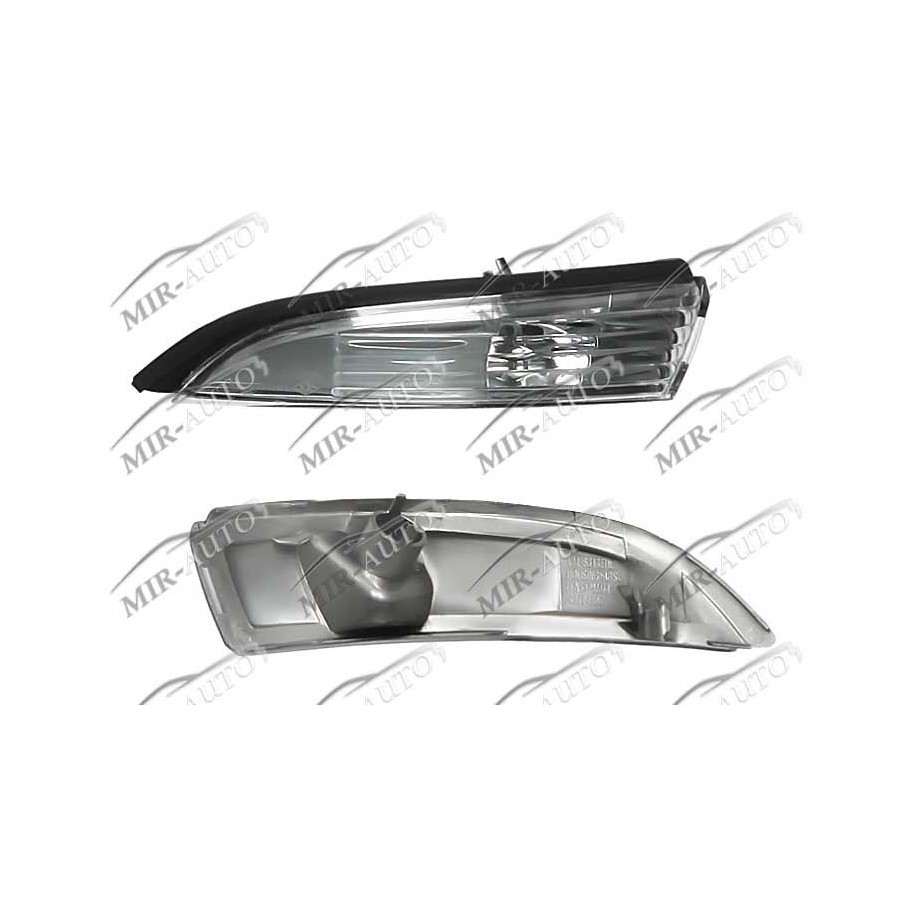 Side indicator in mirror