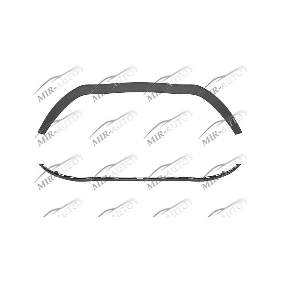 Front bumper spoiler