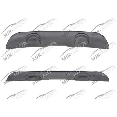 Rear bumper spoiler