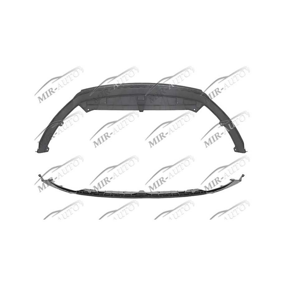 Front bumper spoiler