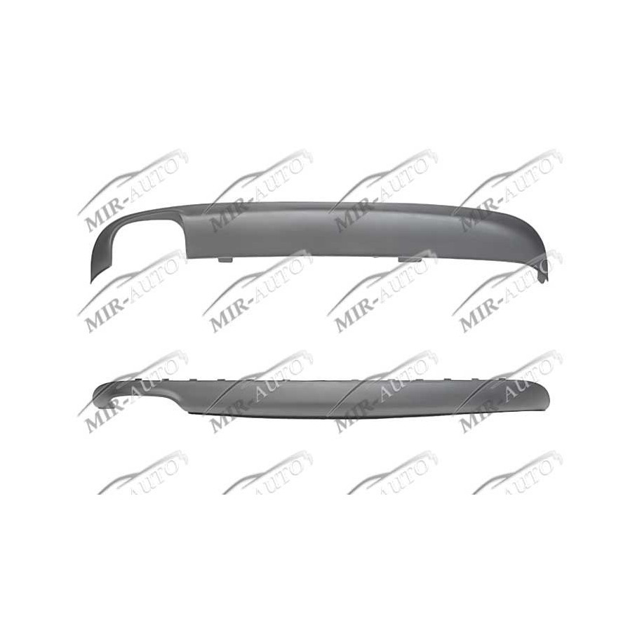 Rear bumper spoiler
