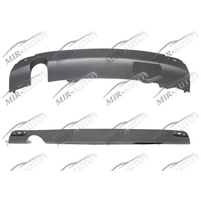 Rear bumper spoiler