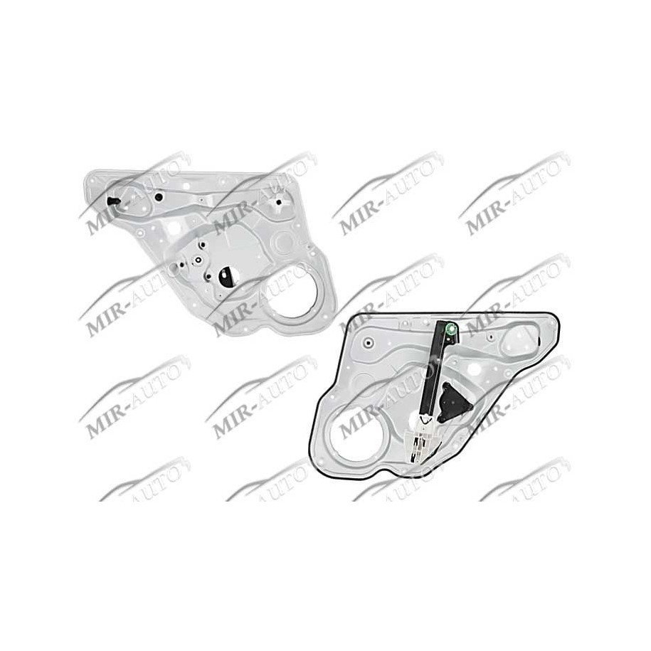 Power window regulator w/o motor