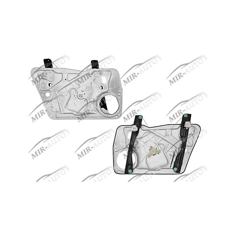 Power window regulator w/o motor