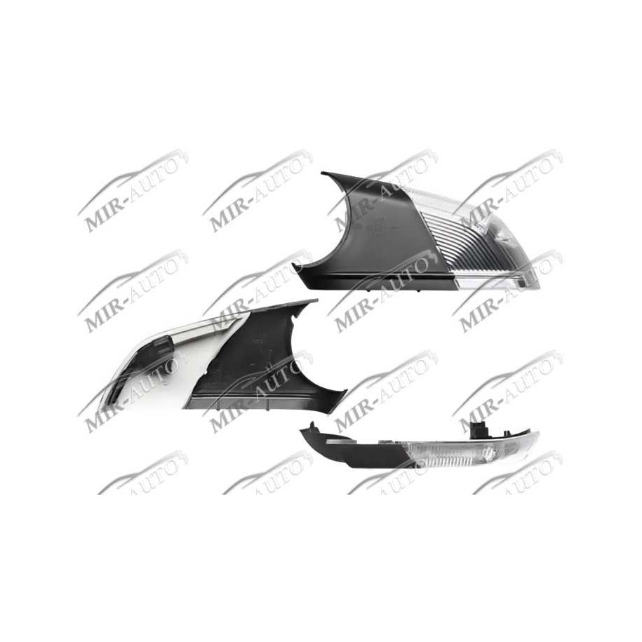 Side indicator in mirror