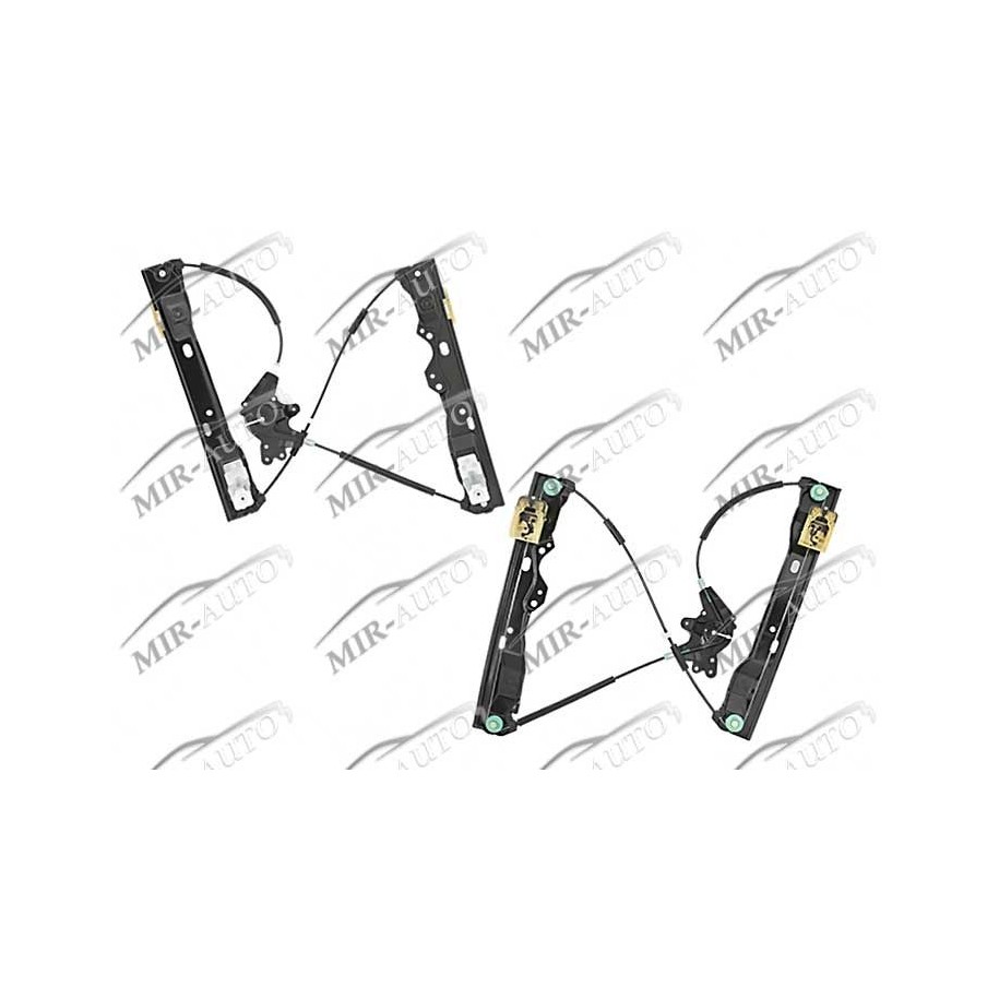 Power window regulator w/o motor