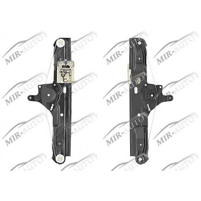 Power window regulator w/o motor