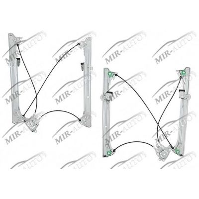 Power window regulator w/o motor