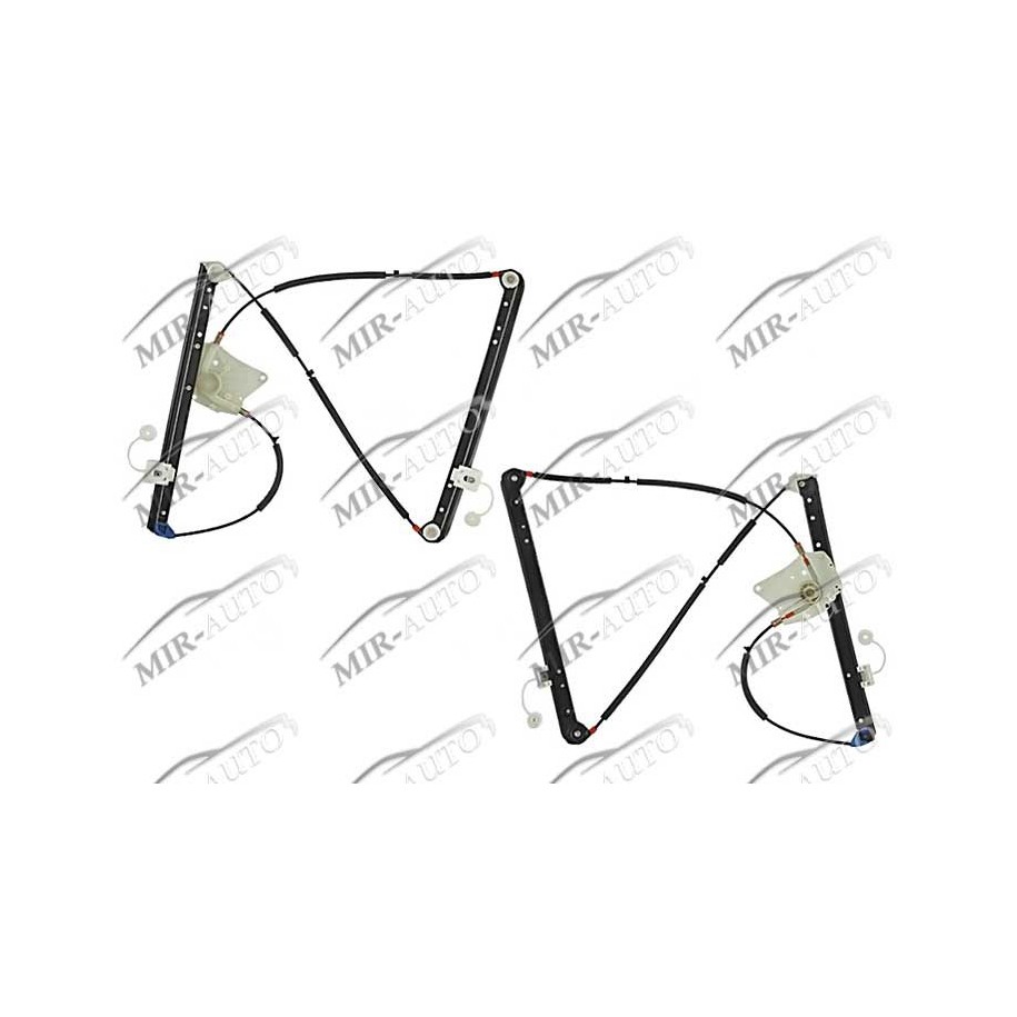 Power window regulator w/o motor