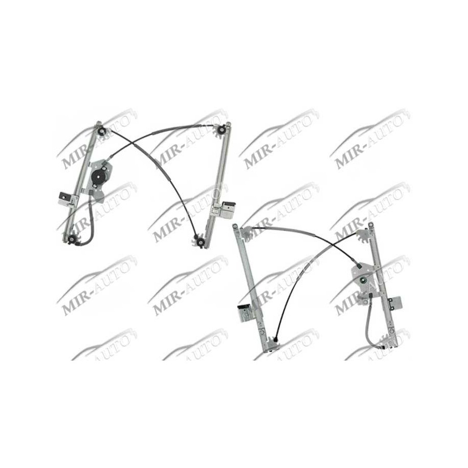 Manual window regulator