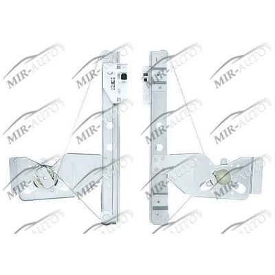 Power window regulator w/o motor