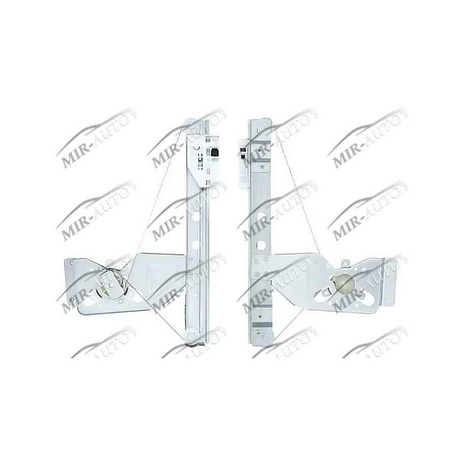 Power window regulator w/o motor