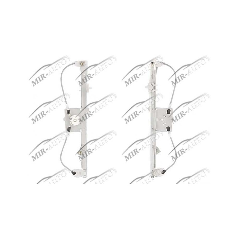 Power window regulator w/o motor