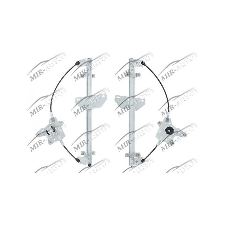 Power window regulator w/o motor