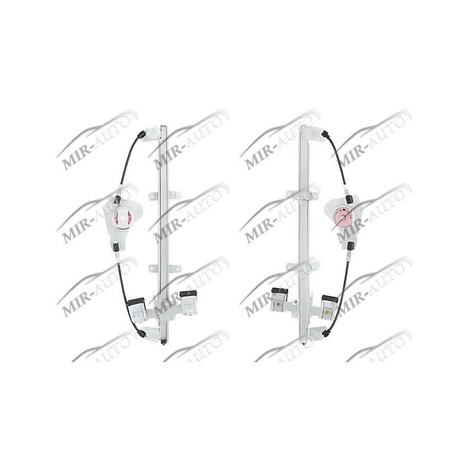 Power window regulator w/o motor