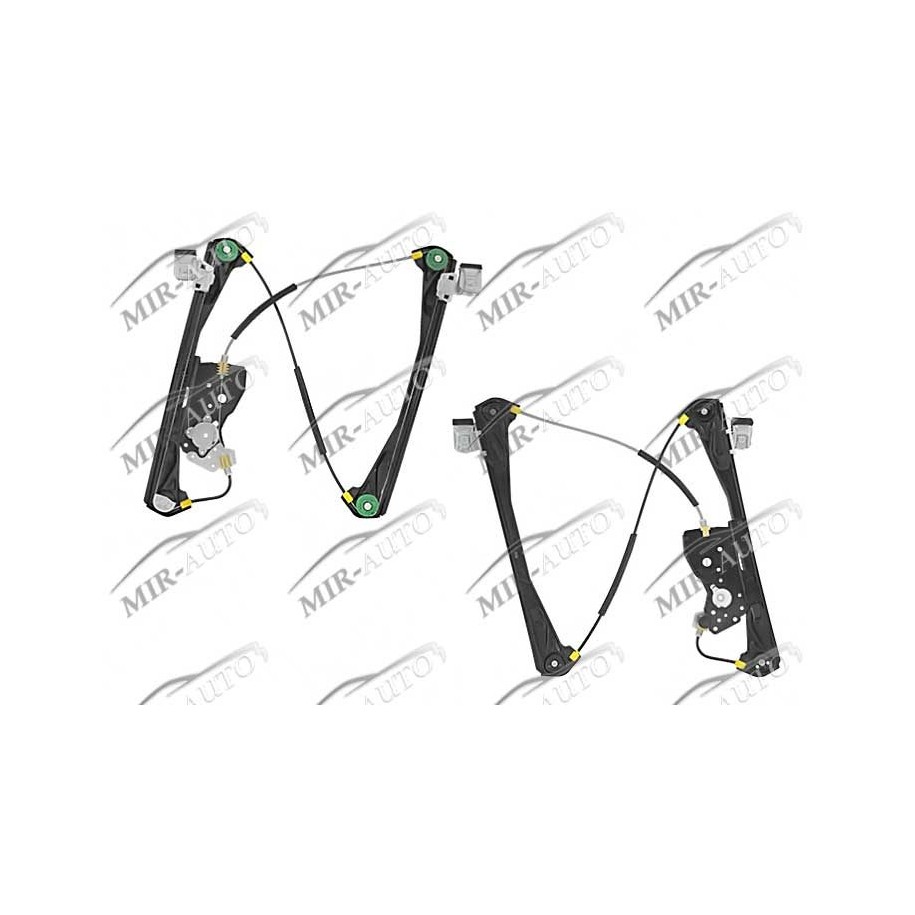 Power window regulator w/o motor