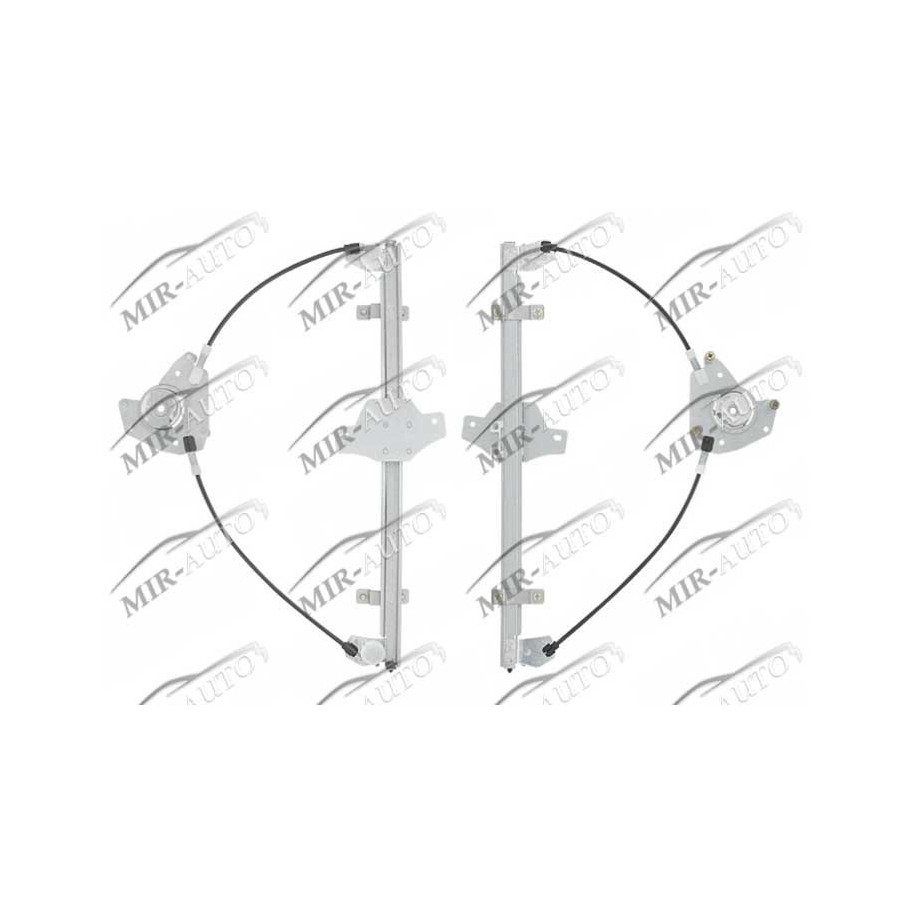 Power window regulator w/o motor