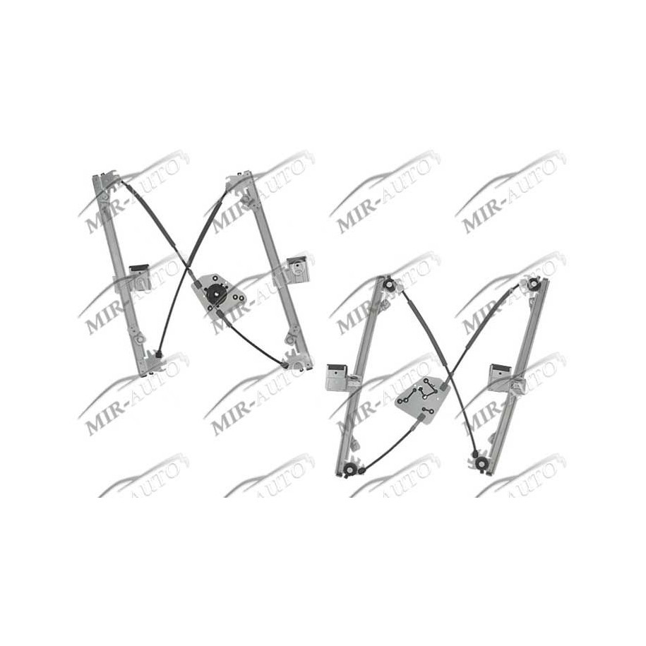 Power window regulator w/o motor