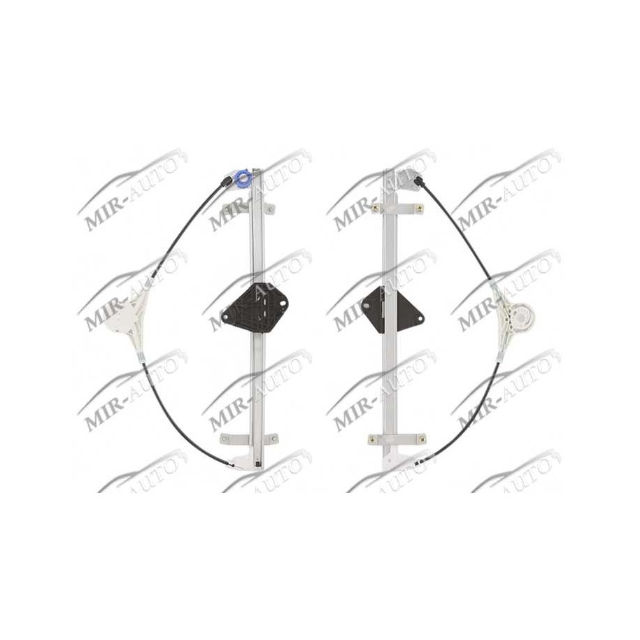 Power window regulator w/o motor