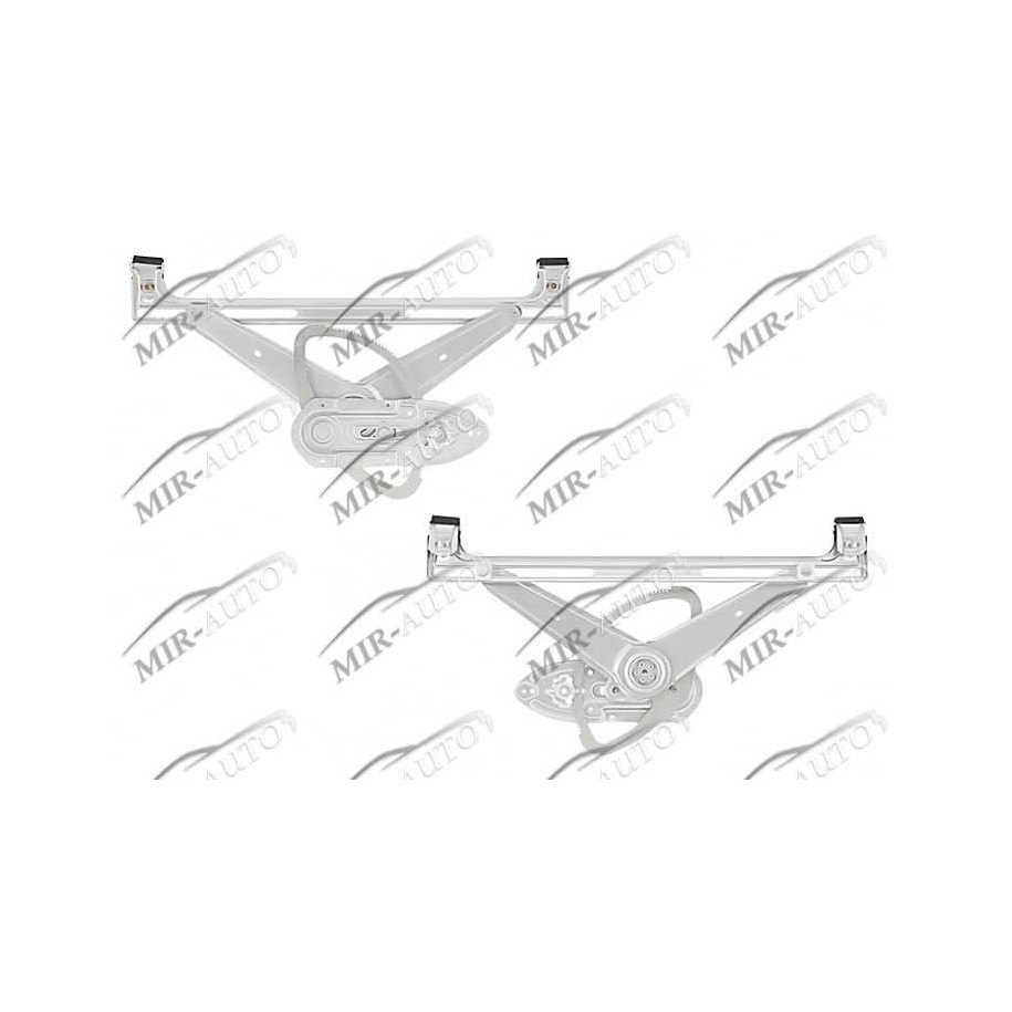 Power window regulator w/o motor