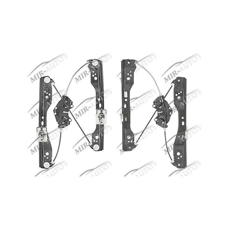 Power window regulator w/o motor