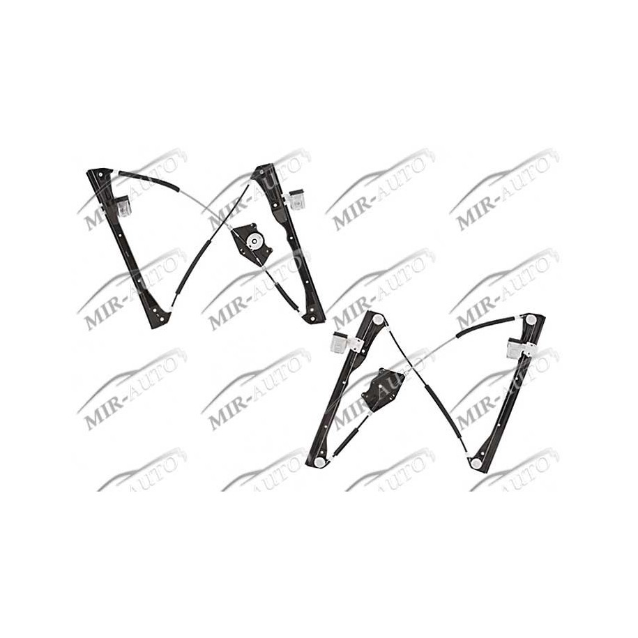 Power window regulator w/o motor