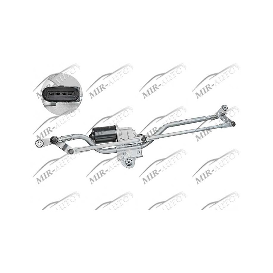 Wiper mechanism with motor