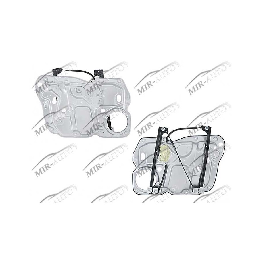 Power window regulator w/o motor