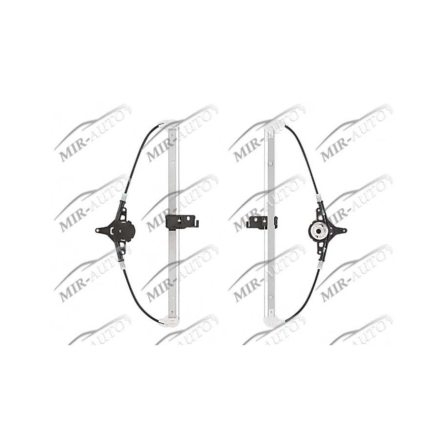 Power window regulator w/o motor