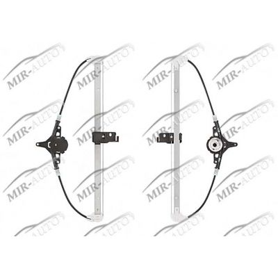 Power window regulator w/o motor