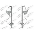 Power window regulator w/o motor