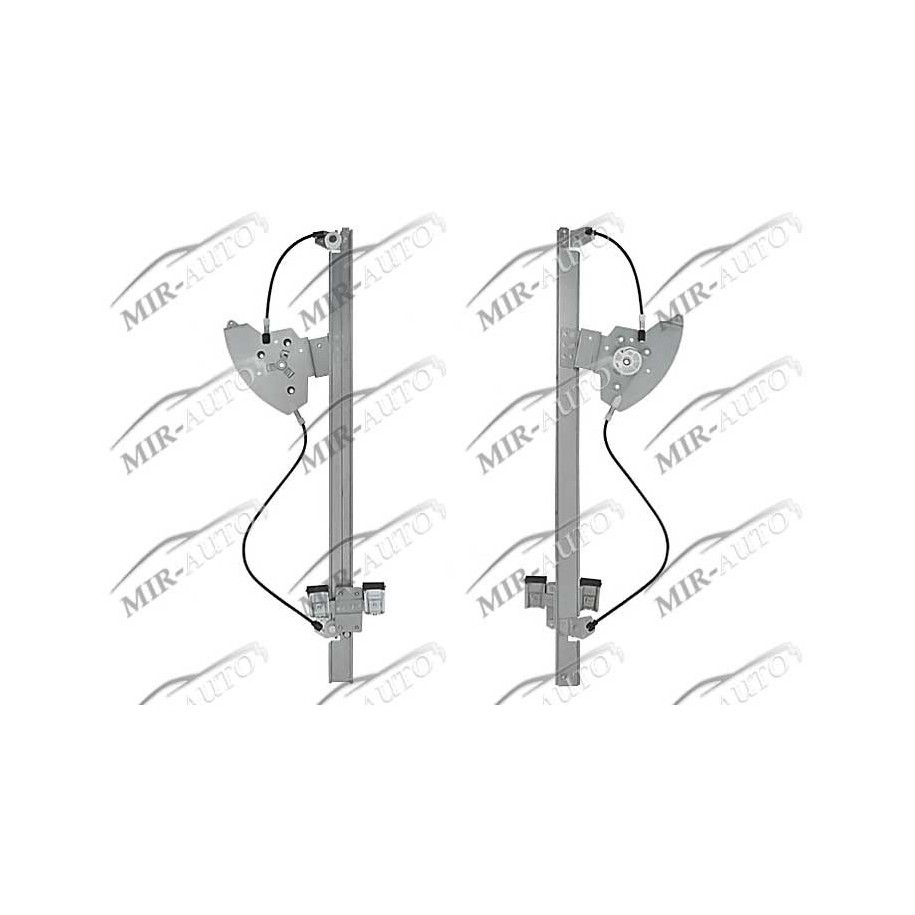 Power window regulator w/o motor