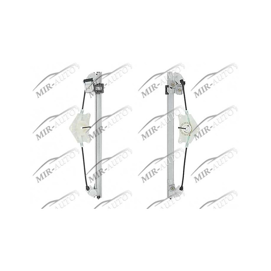 Power window regulator w/o motor