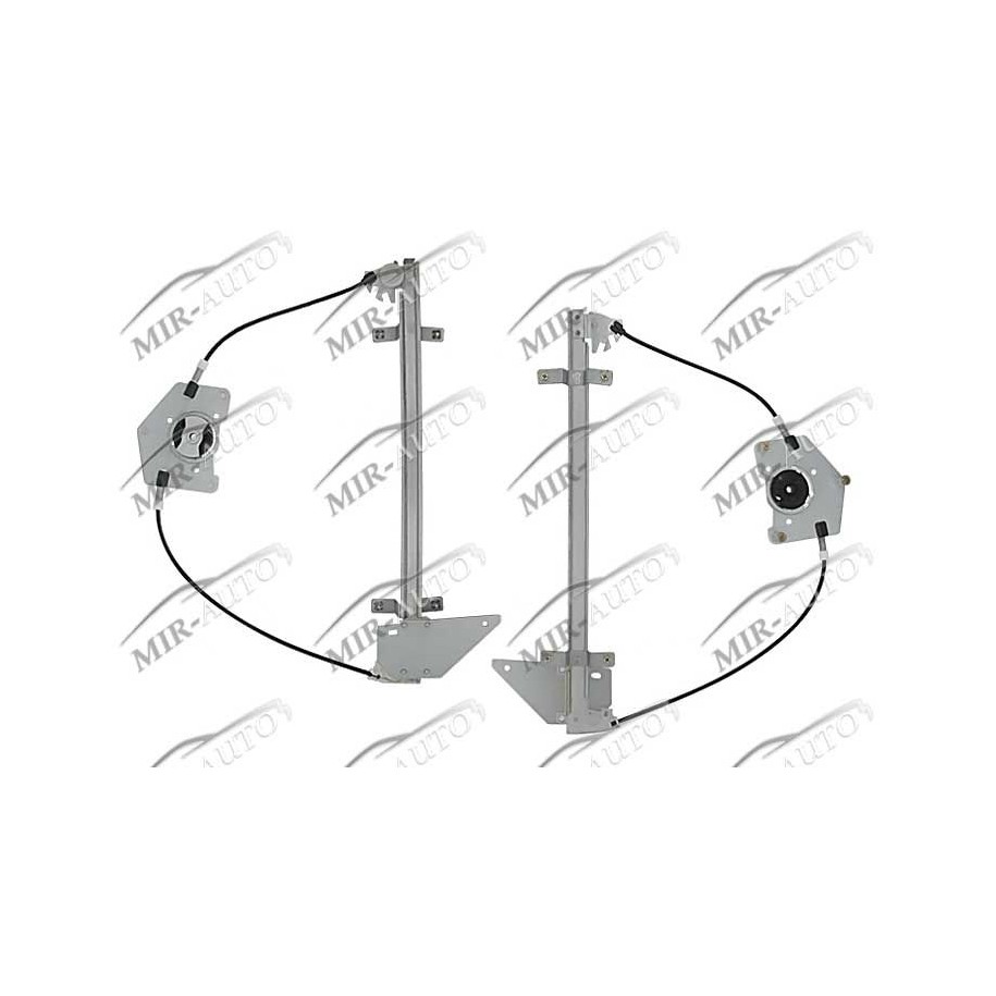 Power window regulator w/o motor