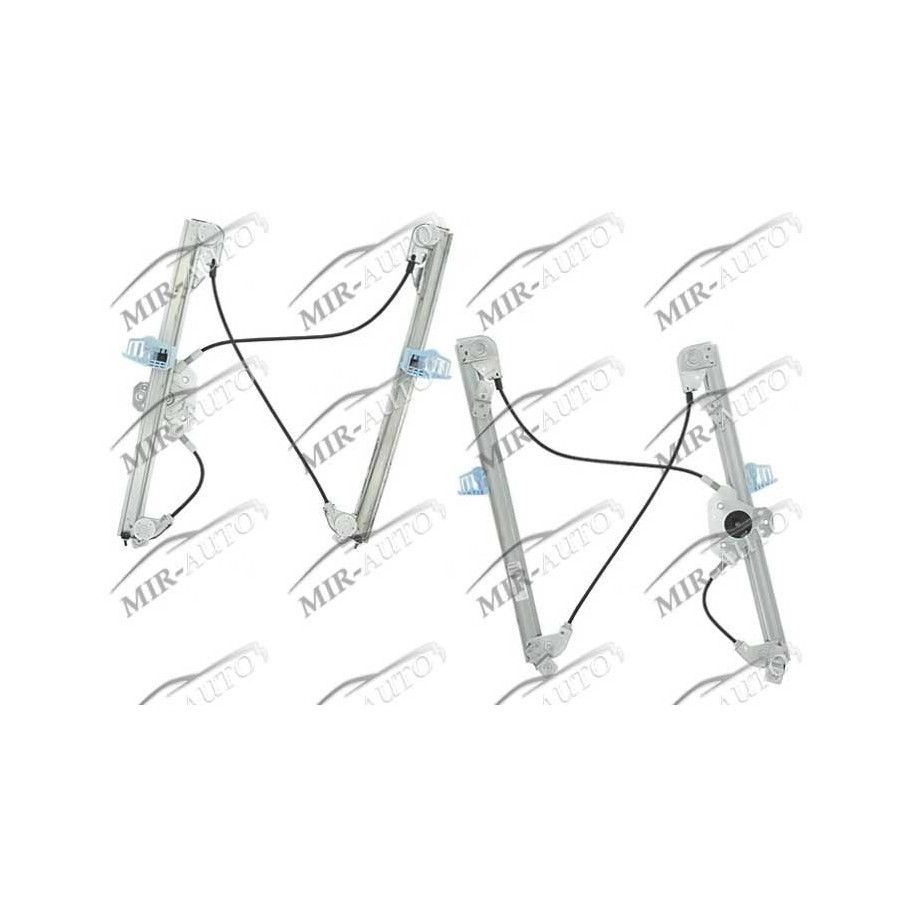 Power window regulator w/o motor