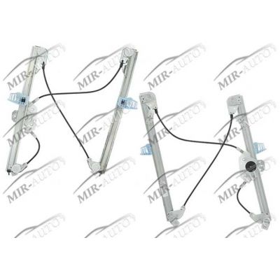 Power window regulator w/o motor