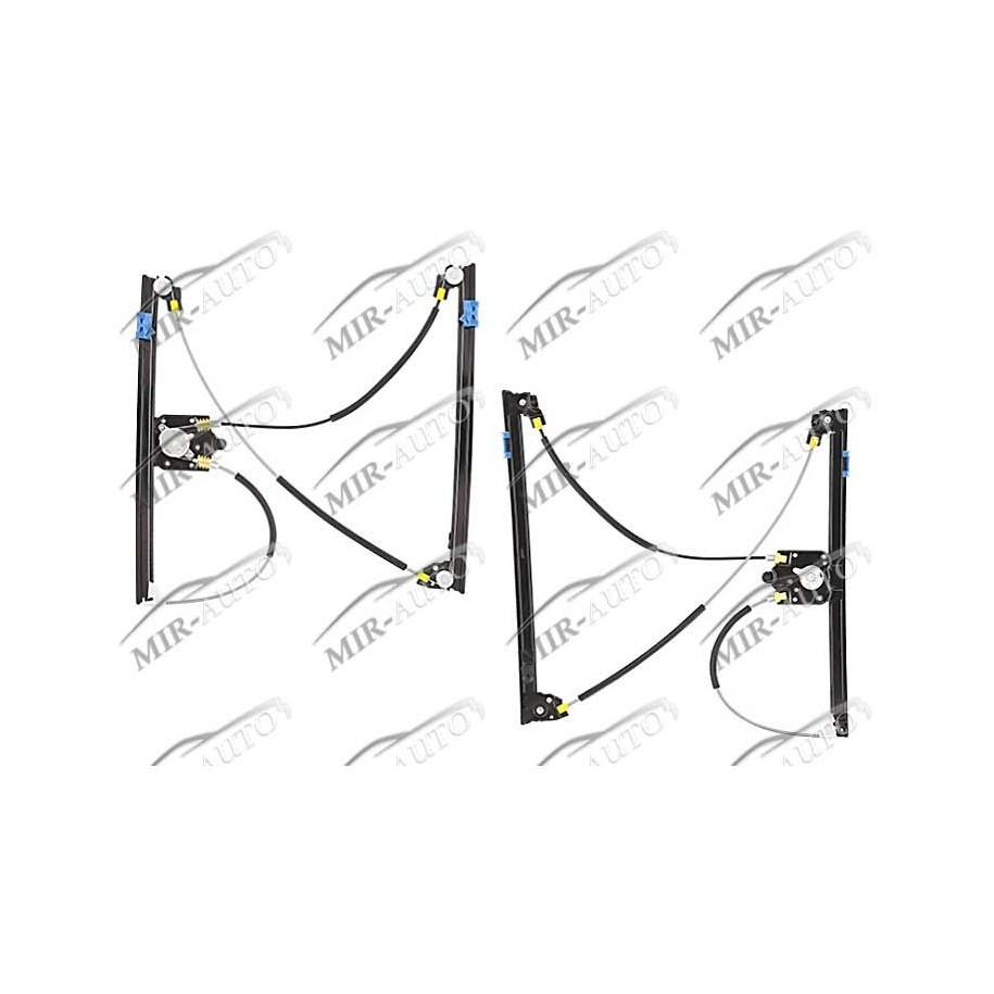 Power window regulator w/o motor