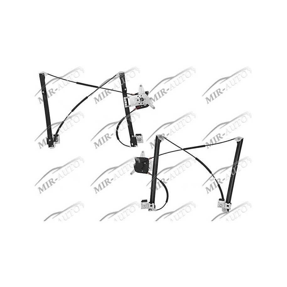 Power window regulator w/o motor