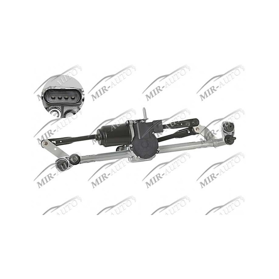 Wiper mechanism with motor