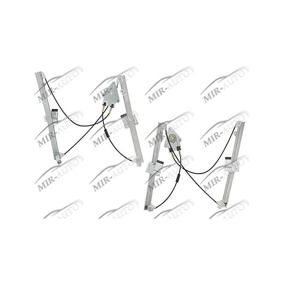 Power window regulator w/o motor