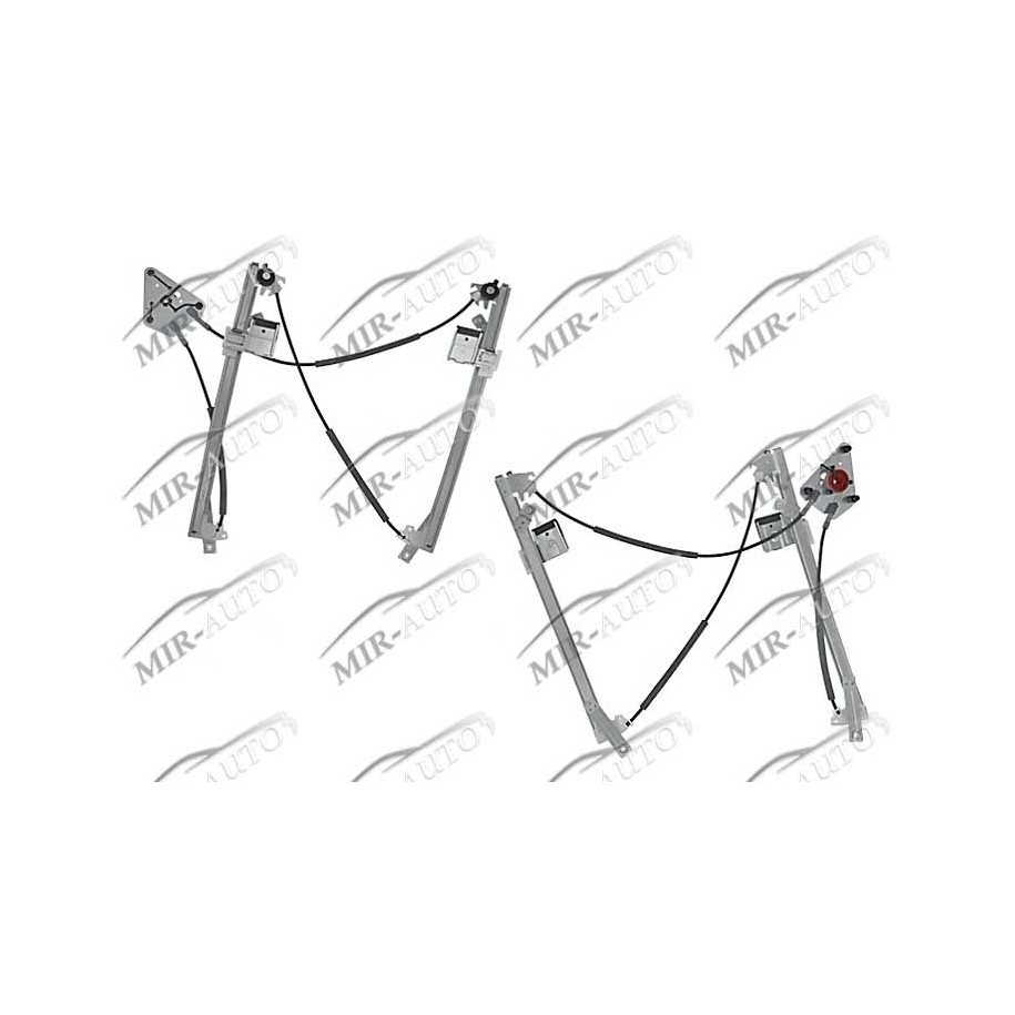 Power window regulator w/o motor