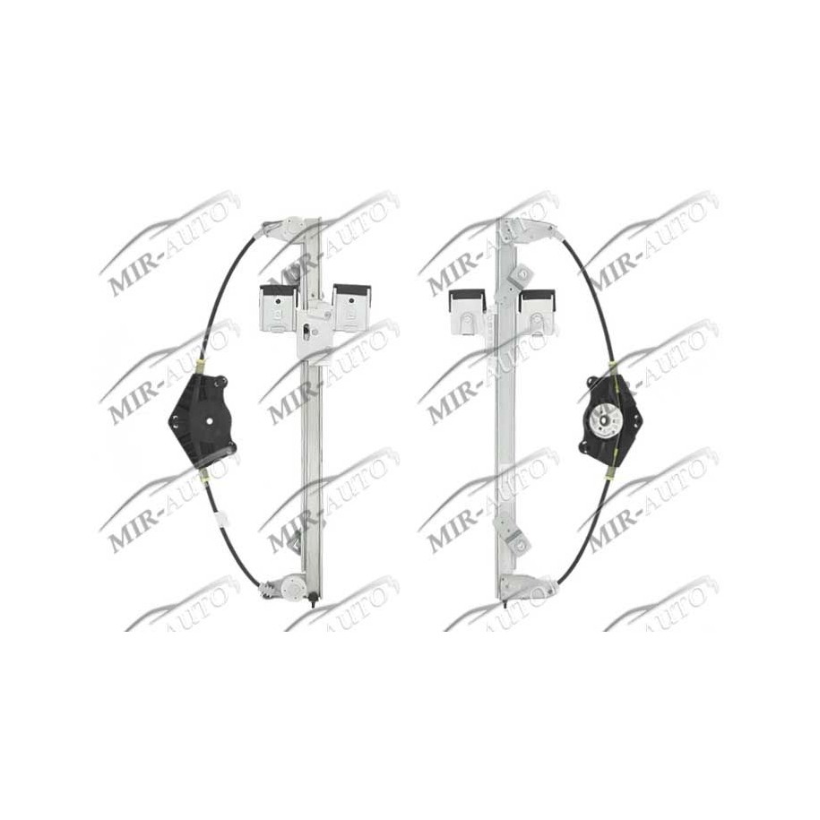 Power window regulator w/o motor