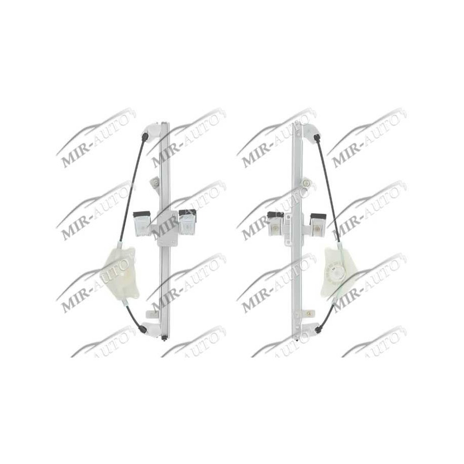 Power window regulator w/o motor