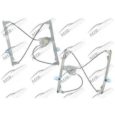 Power window regulator w/o motor