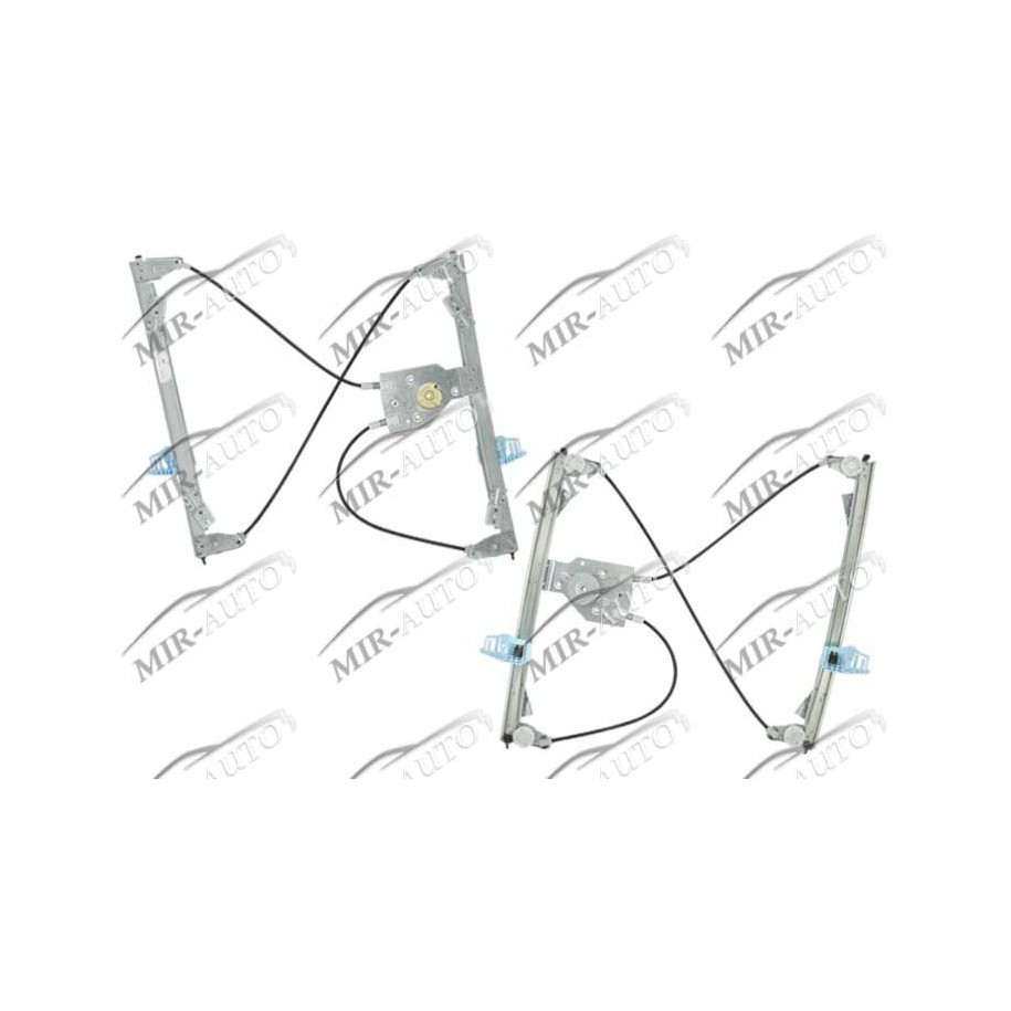 Power window regulator w/o motor