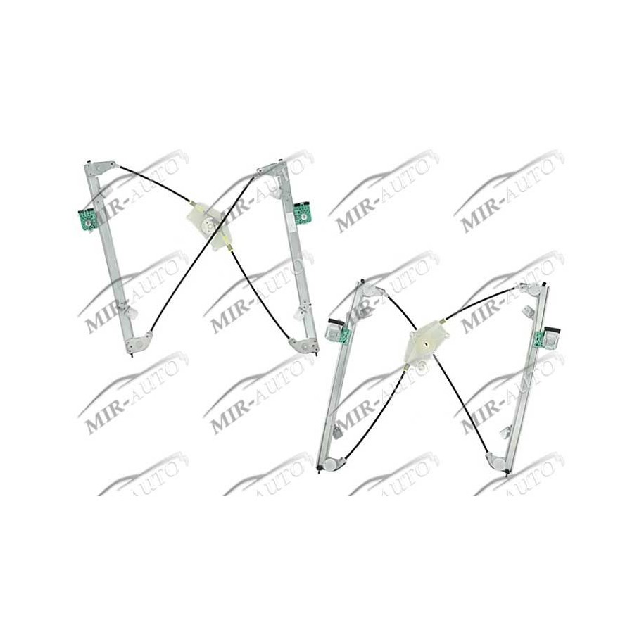 Power window regulator w/o motor